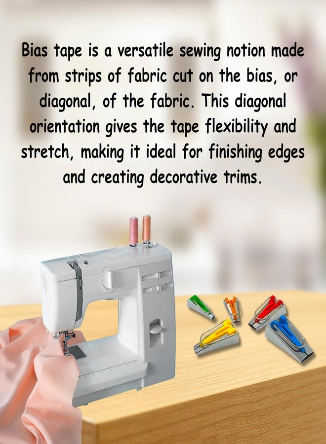 Zenith Sewing Accessories bias Binding Tape Maker - 5 Size: 6mm, 9mm, 12mm, 18mm, 25mm (Multicolor) - Image 5